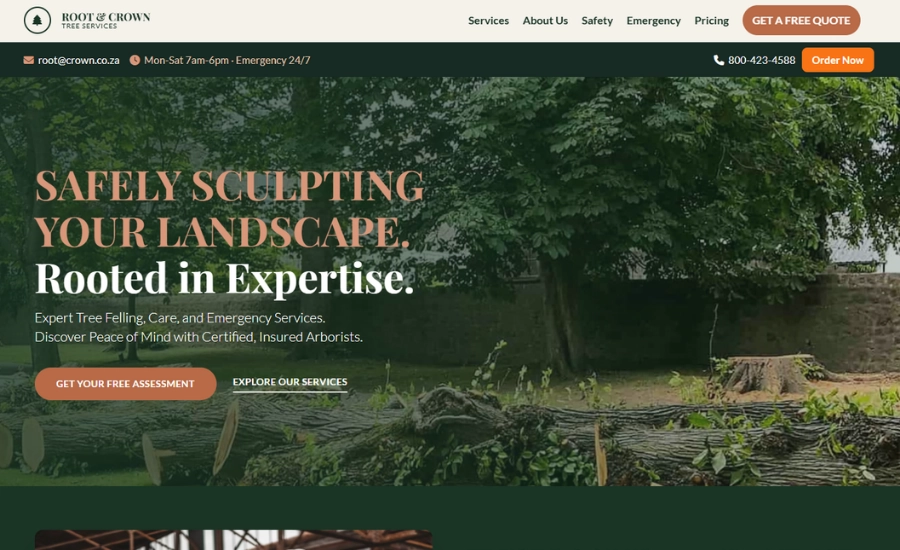 Root and Crown - Tree Felling